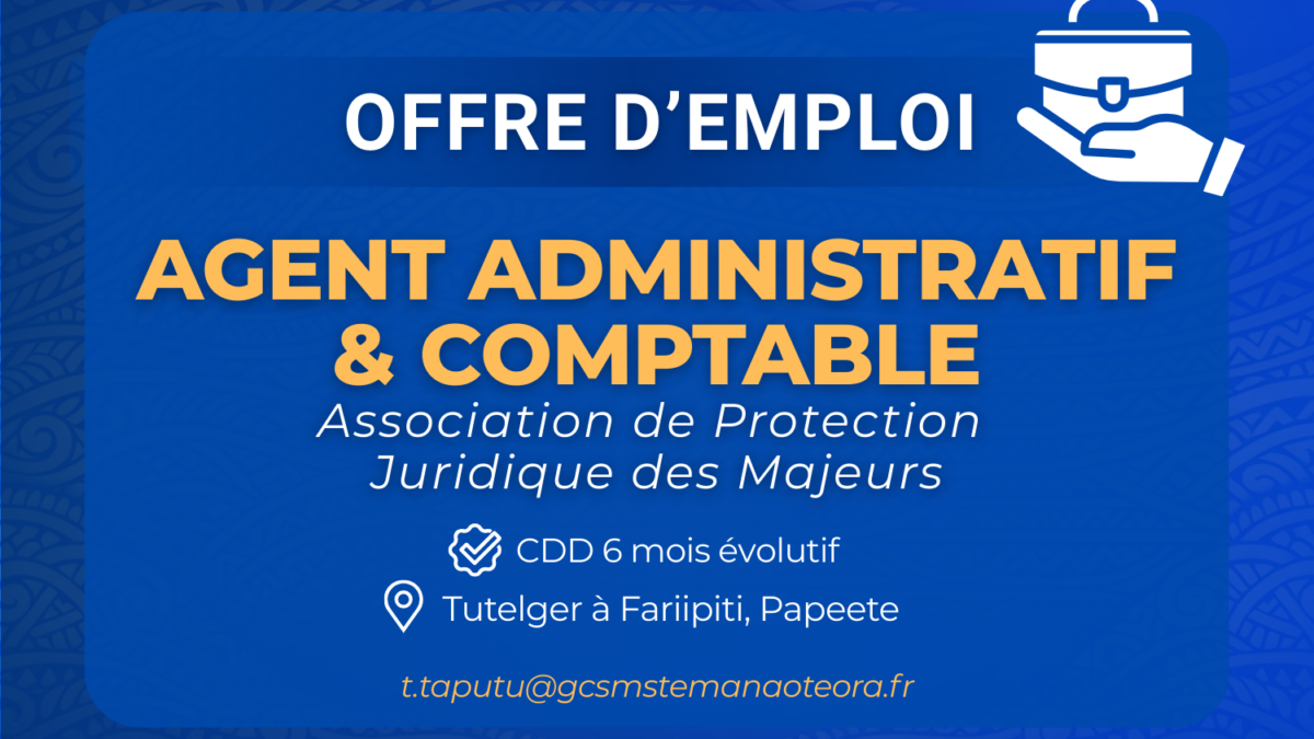 Offre Emploi Agent Administratif & Comptable
